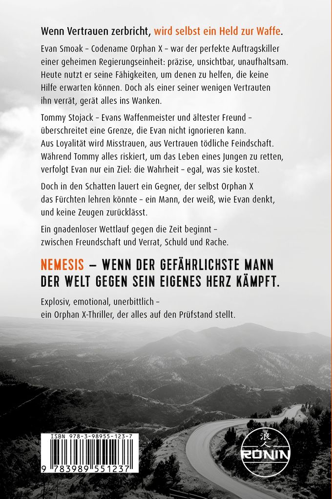 Weitere Ansicht: Nemesis. Ein Orphan X-Thriller von Gregg Hurwitz | Gregg Hurwitz