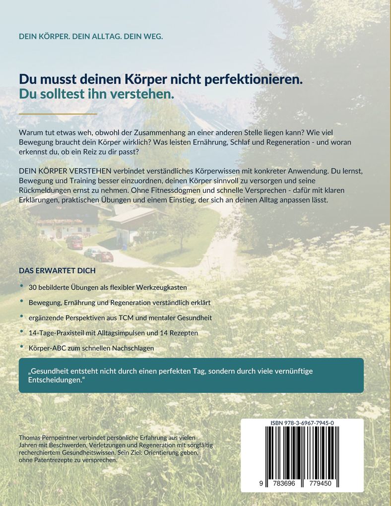 Weitere Ansicht: Dein Körper verstehen | Thomas Pernpeintner