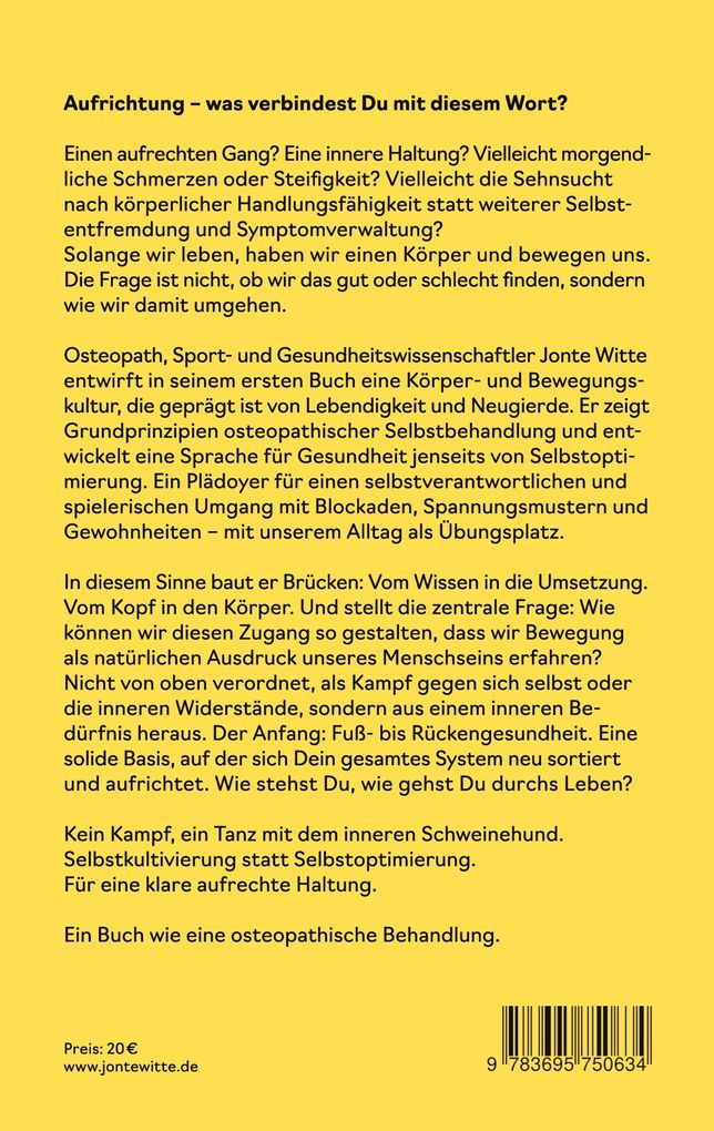 Weitere Ansicht: Aufrichtung | Jonte Witte