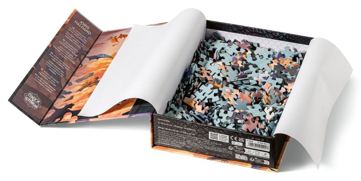 Weitere Ansicht: Erwachsenenpuzzle 500 Teile - Rebecca Yarros: Onyx Storm