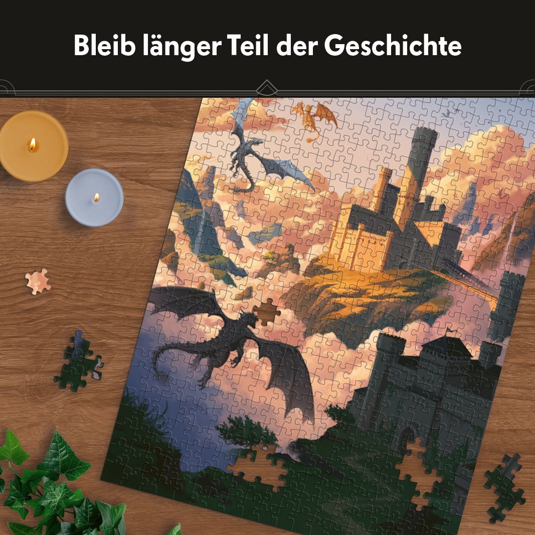 Weitere Ansicht: Erwachsenenpuzzle 500 Teile - Rebecca Yarros: Onyx Storm