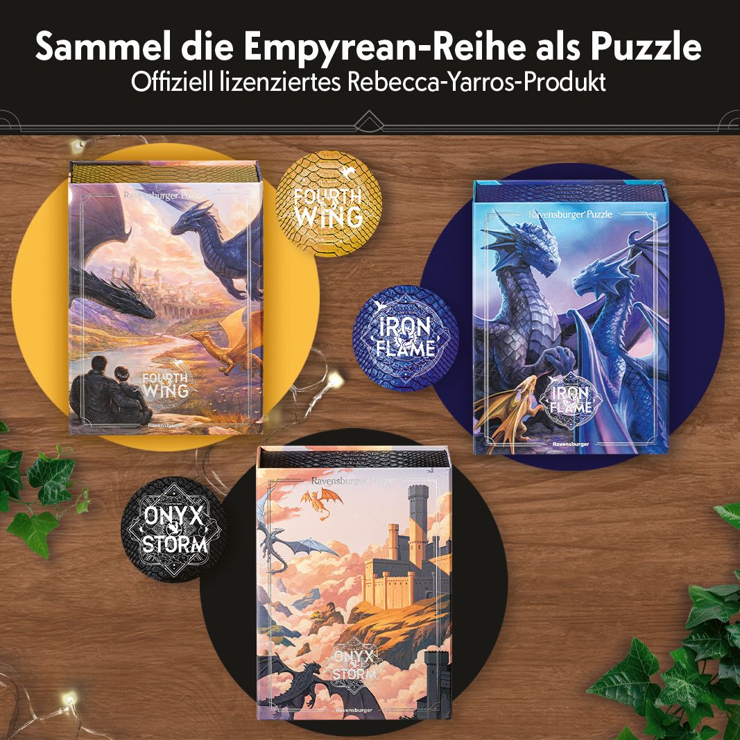 Weitere Ansicht: Erwachsenenpuzzle 500 Teile - Rebecca Yarros: Onyx Storm