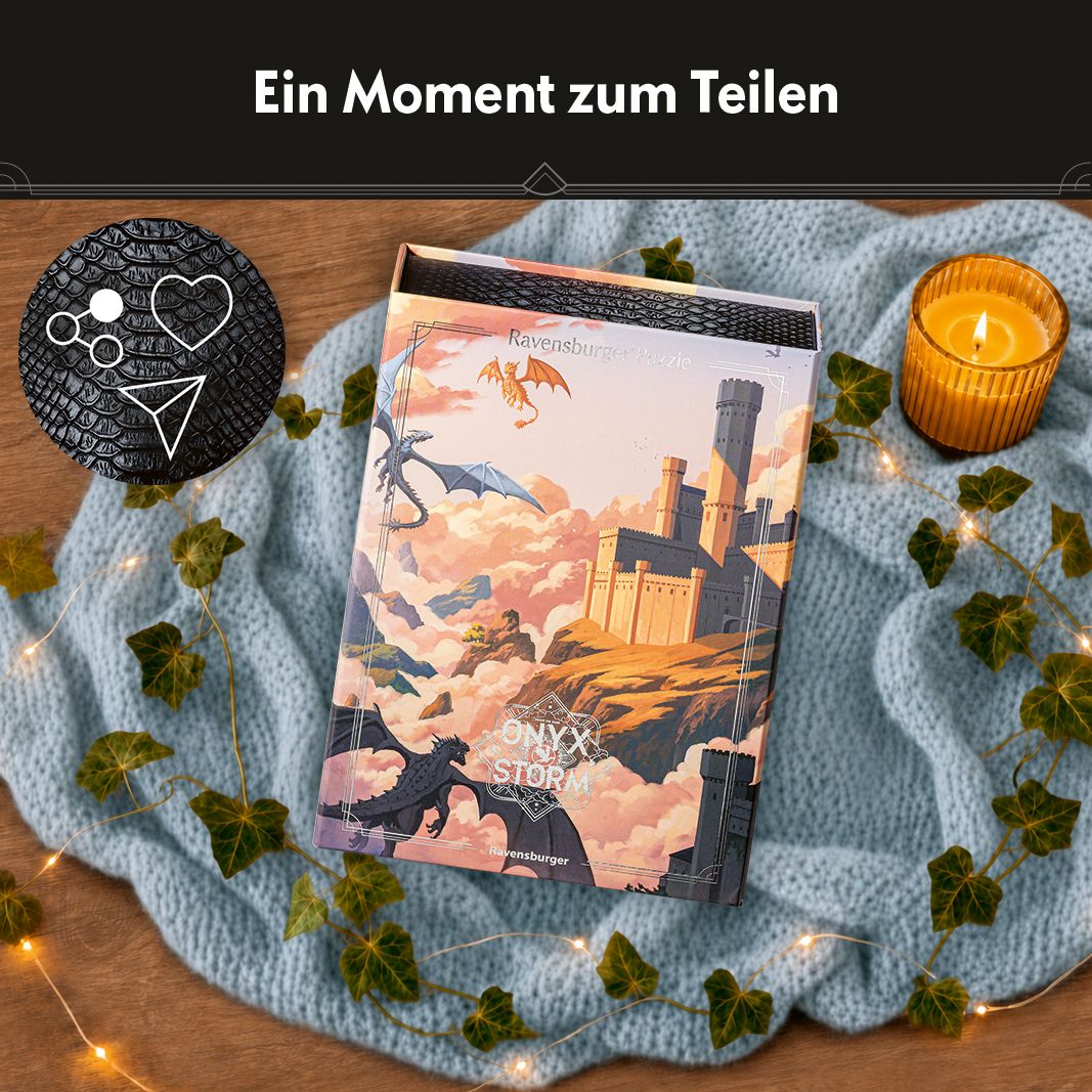 Weitere Ansicht: Erwachsenenpuzzle 500 Teile - Rebecca Yarros: Onyx Storm