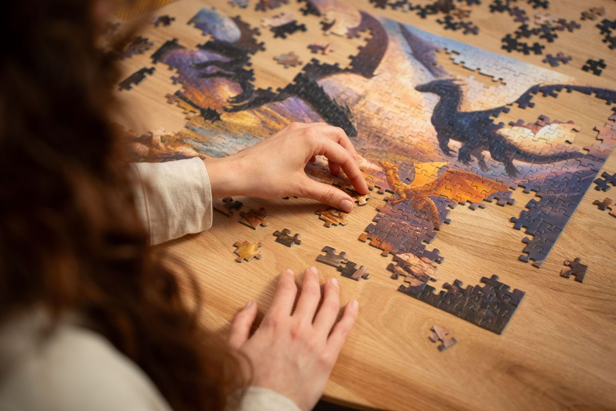Weitere Ansicht: Erwachsenenpuzzle 500 Teile - Rebecca Yarros: Fourth Wing