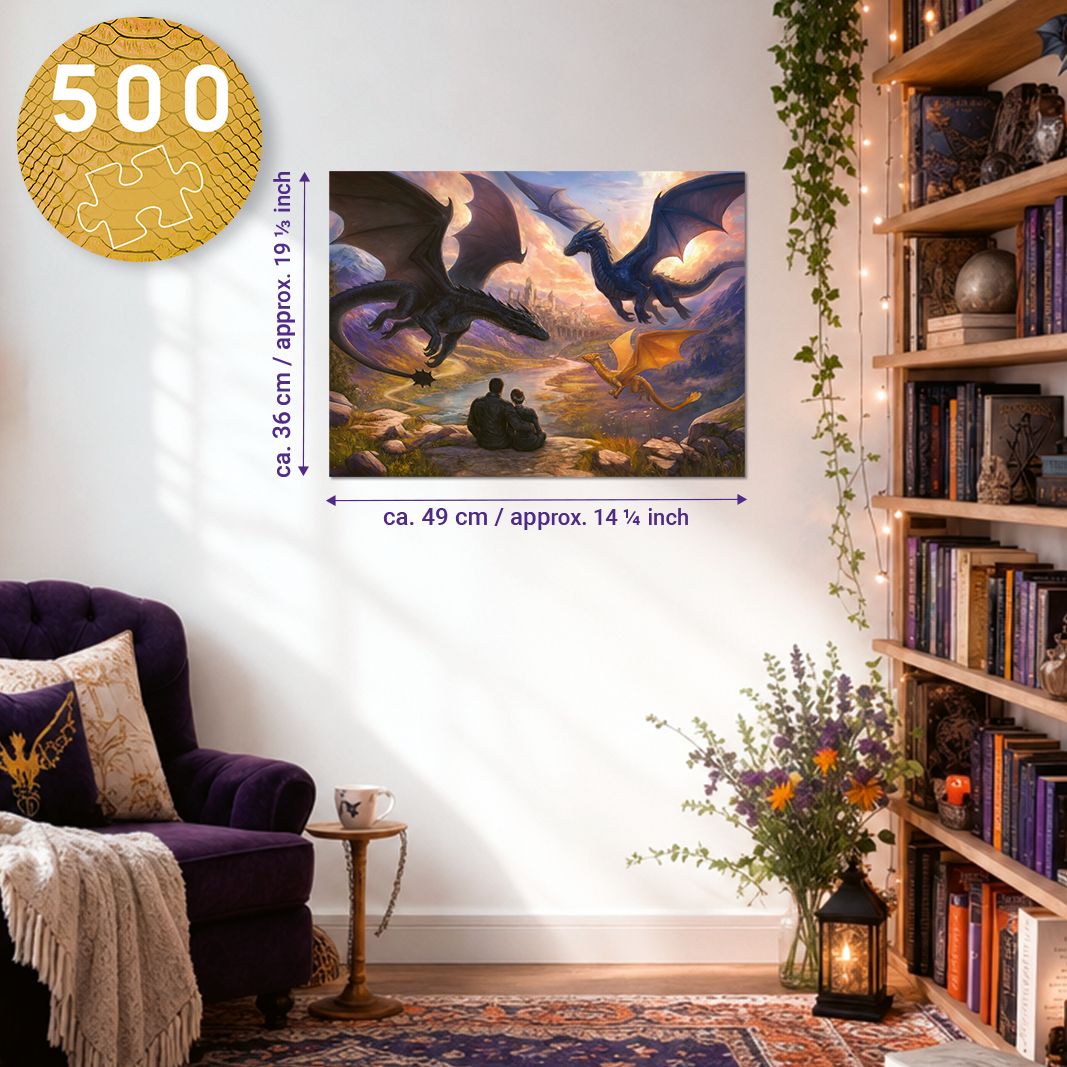 Weitere Ansicht: Erwachsenenpuzzle 500 Teile - Rebecca Yarros: Fourth Wing