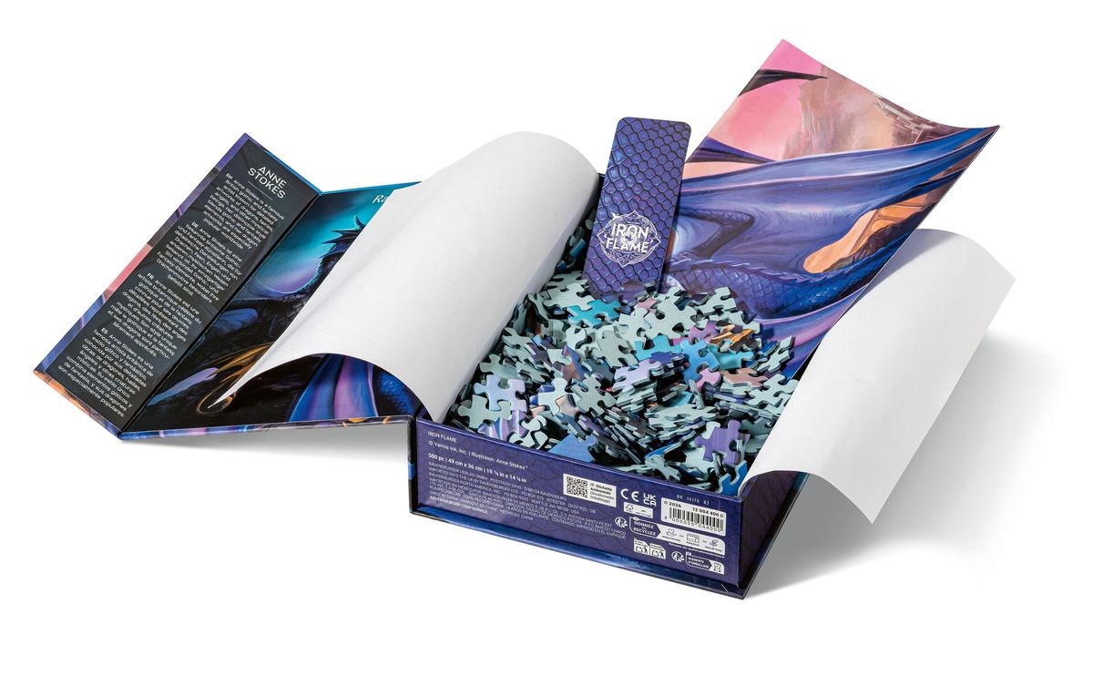 Weitere Ansicht: Erwachsenenpuzzle 500 Teile - Rebecca Yarros: Iron Flame