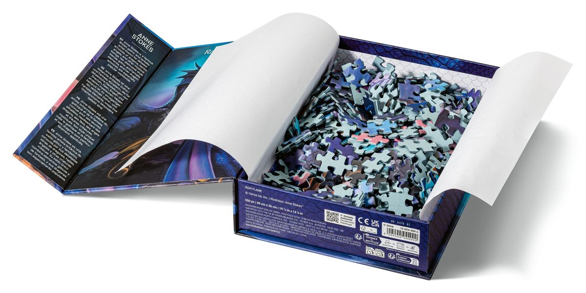 Weitere Ansicht: Erwachsenenpuzzle 500 Teile - Rebecca Yarros: Iron Flame