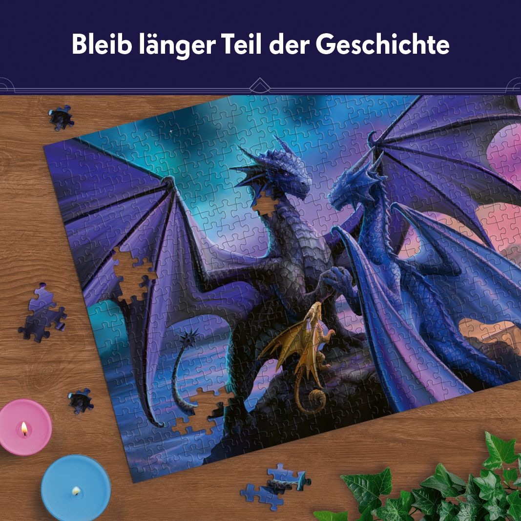 Weitere Ansicht: Erwachsenenpuzzle 500 Teile - Rebecca Yarros: Iron Flame