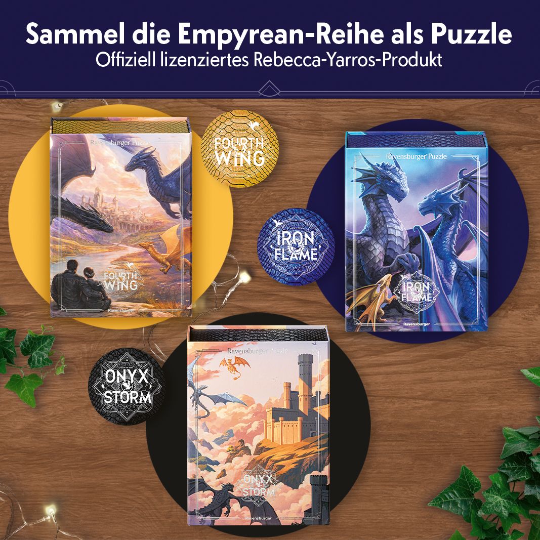Weitere Ansicht: Erwachsenenpuzzle 500 Teile - Rebecca Yarros: Iron Flame