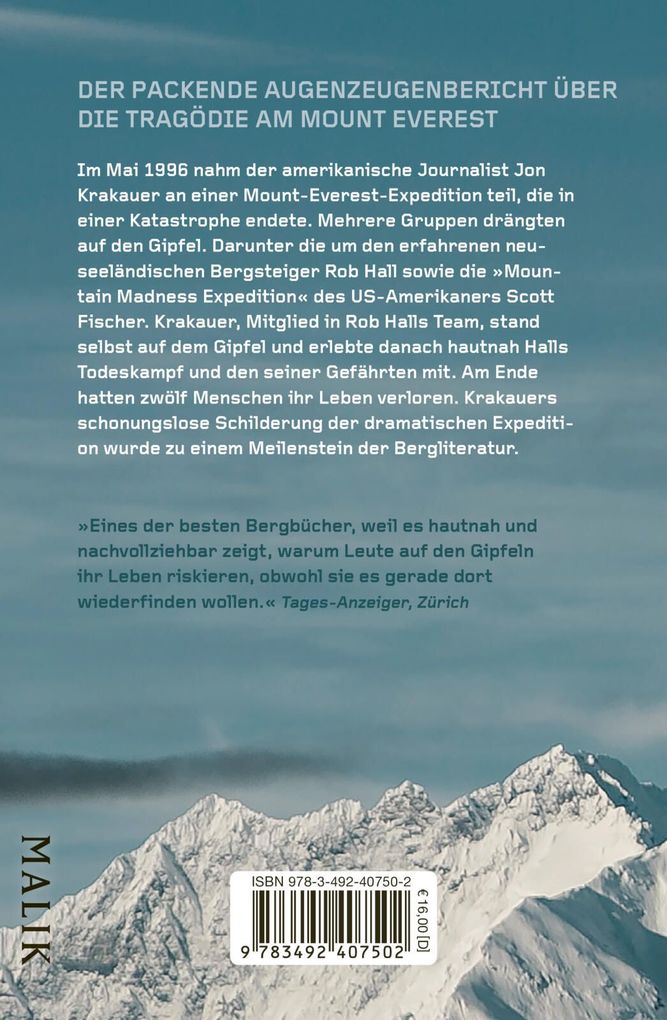 Weitere Ansicht: In eisige Höhen | Jon Krakauer