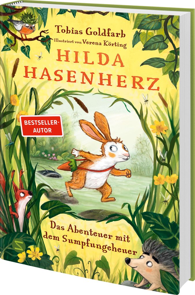 Weitere Ansicht: Hilda Hasenherz. Das Abenteuer mit dem Sumpfungeheuer | Tobias Goldfarb