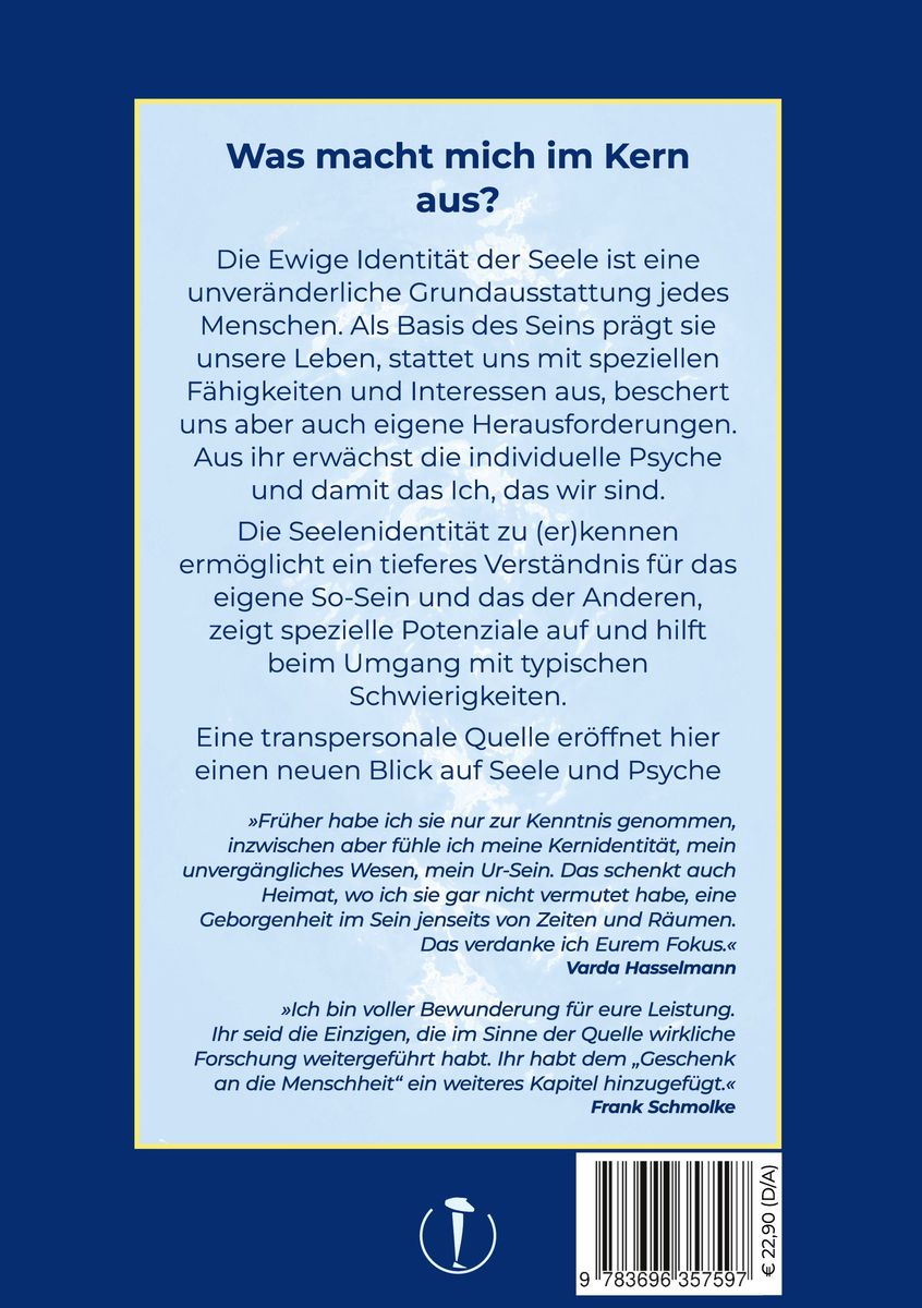 Weitere Ansicht: Die Ewige Identität der Seele | Elke Esser, Klaus Esser