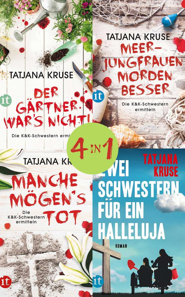 Produktbild: Konny und Kriemhild ermitteln - Die Schnüffelschwestern können's nicht lassen. Band 1-4 | Tatjana Kruse