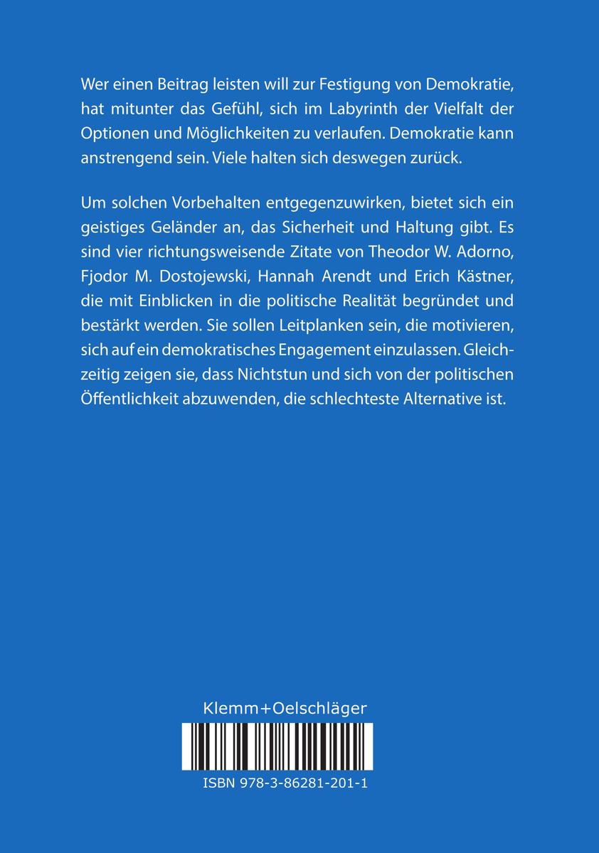Weitere Ansicht: Demokratie mit Geländer | Klaus-Peter Hufer