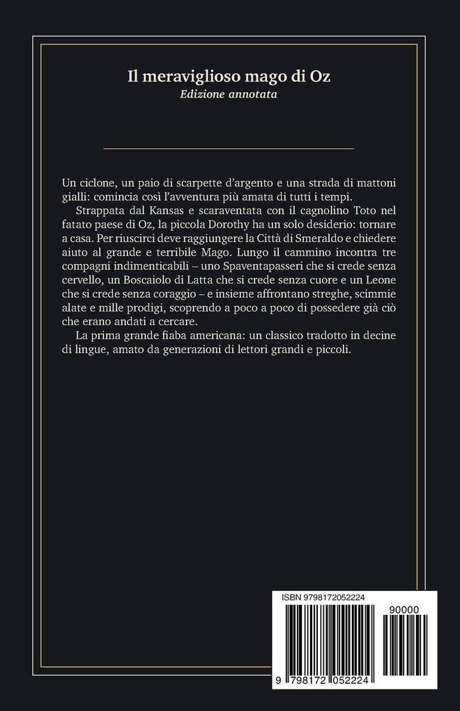 Weitere Ansicht: Il meraviglioso mago di Oz | L Frank Baum