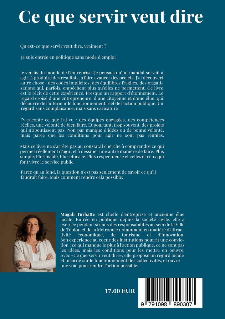 Weitere Ansicht: Ce que servir veut dire | Magali Turbatte