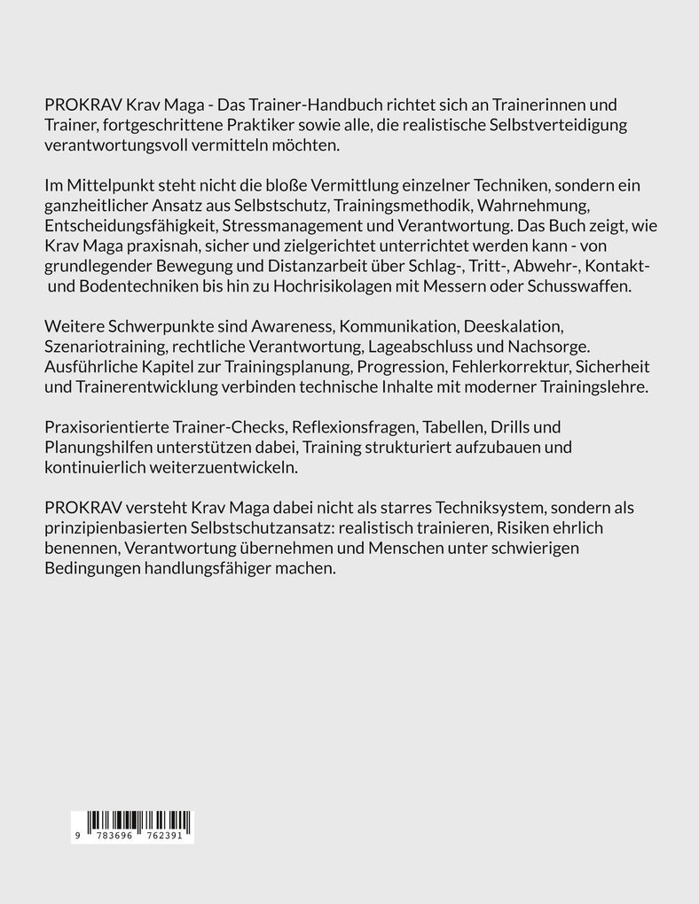 Weitere Ansicht: Prokrav Krav Maga - Das Trainer Handbuch | Nils Weyand