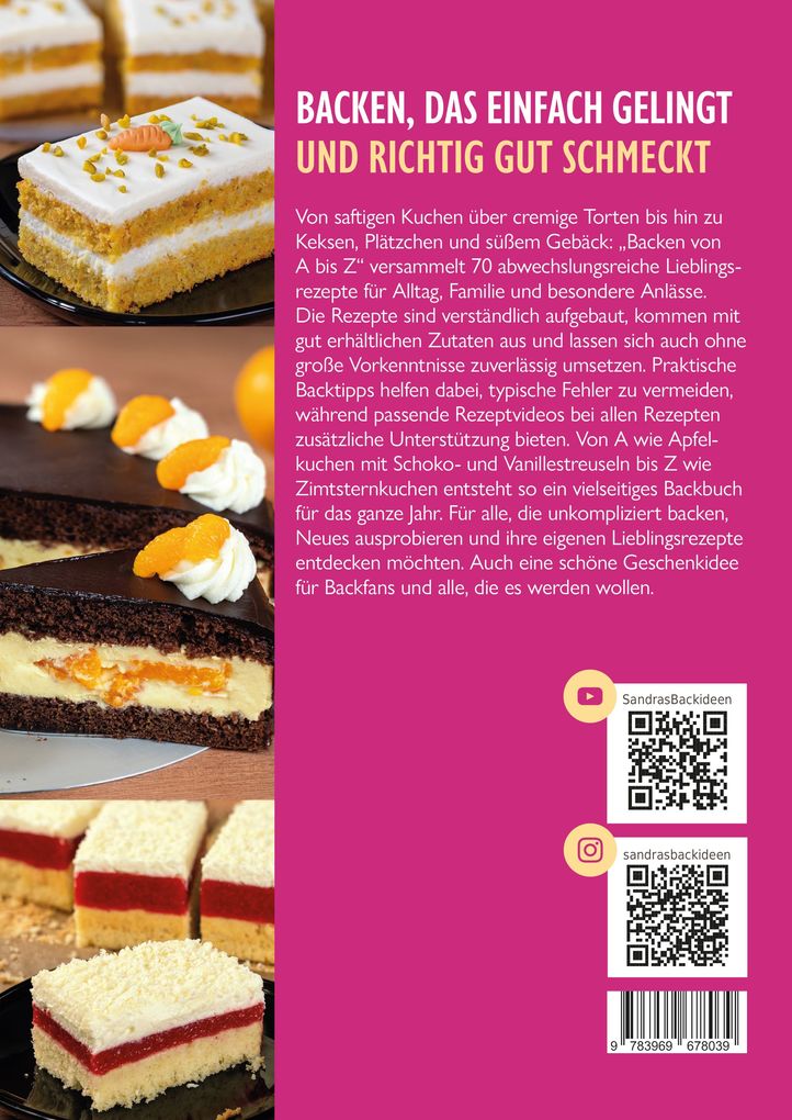 Weitere Ansicht: Backen von A bis Z | Sandra Kock