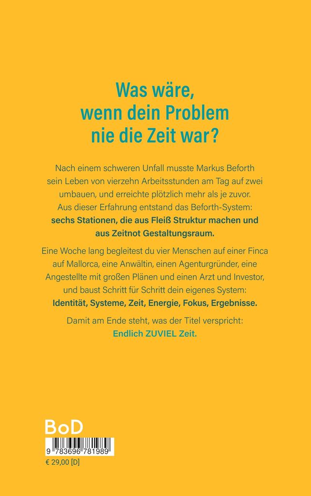 Weitere Ansicht: Endlich zuviel Zeit | Markus Beforth