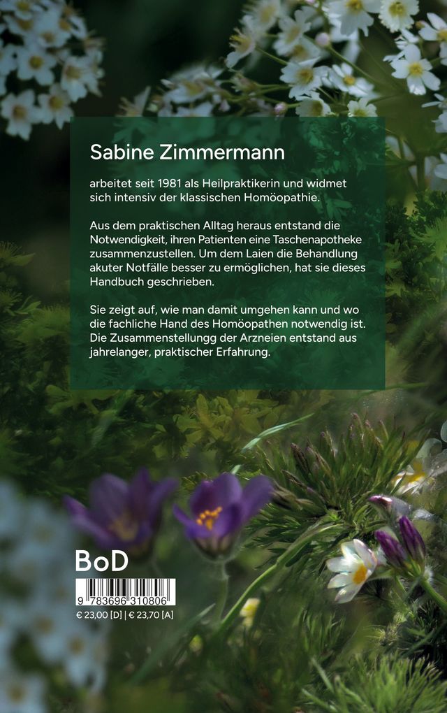 Weitere Ansicht: Homöopathie bei akuten Erkrankungen | Sabine Zimmermann