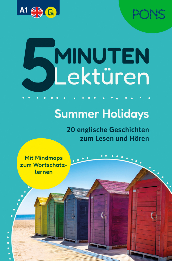Produktbild: PONS 5-Minuten-Lektüren Englisch A1 - Summer Holidays
