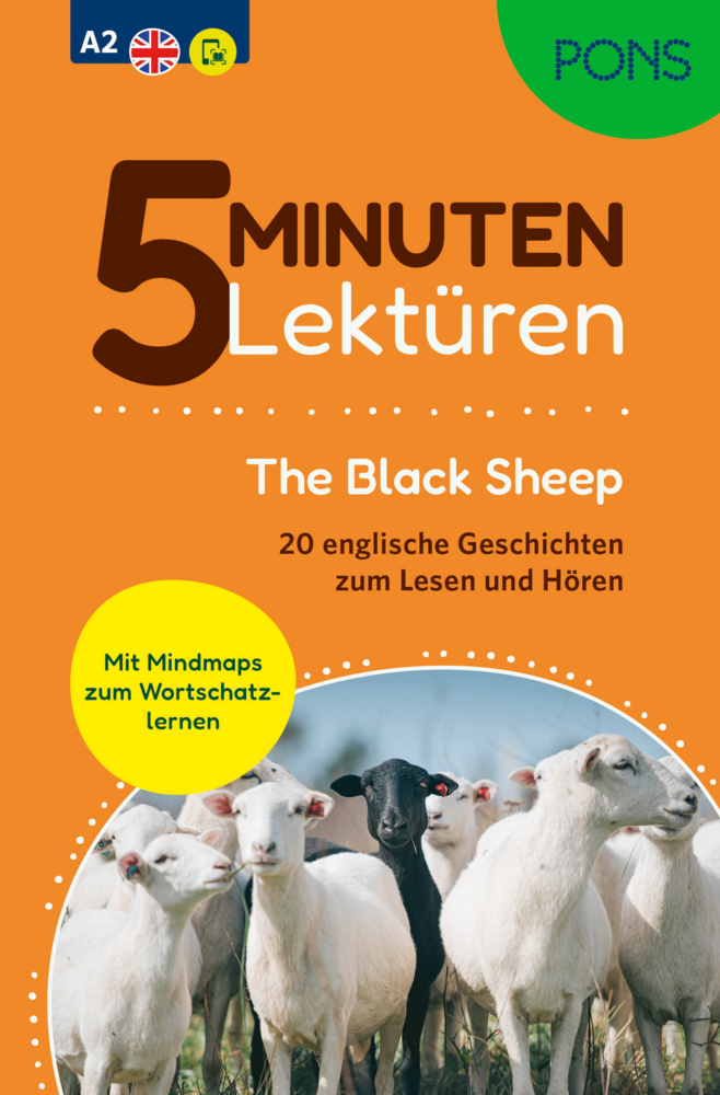 Produktbild: PONS 5-Minuten-Lektüren Englisch A2 - The Black Sheep