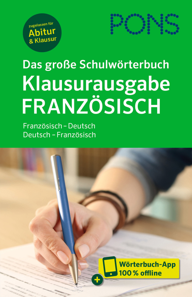 Produktbild: PONS Das große Schulwörterbuch Klausurausgabe Französisch
