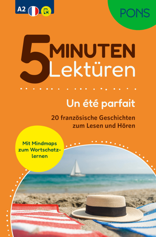 Produktbild: PONS 5-Minuten-Lektüren Französisch A2 - Un éte parfait