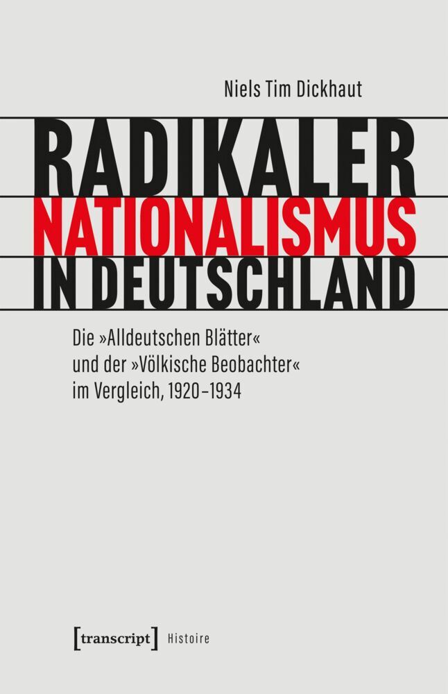 Produktbild: Radikaler Nationalismus in Deutschland | Niels Tim Dickhaut