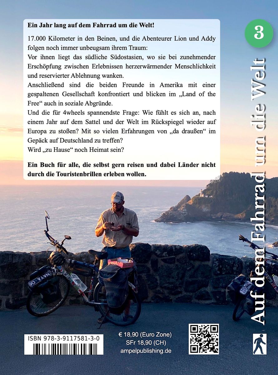 Weitere Ansicht: 4wheels - Auf dem Fahrrad um die Welt | Lion Kruse