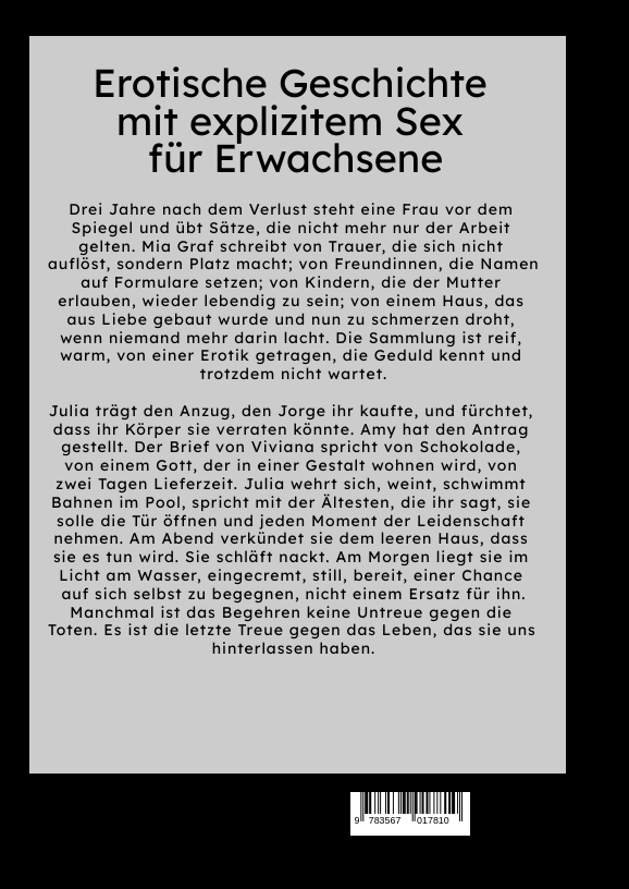 Weitere Ansicht: Die Witwe | Mia Graf