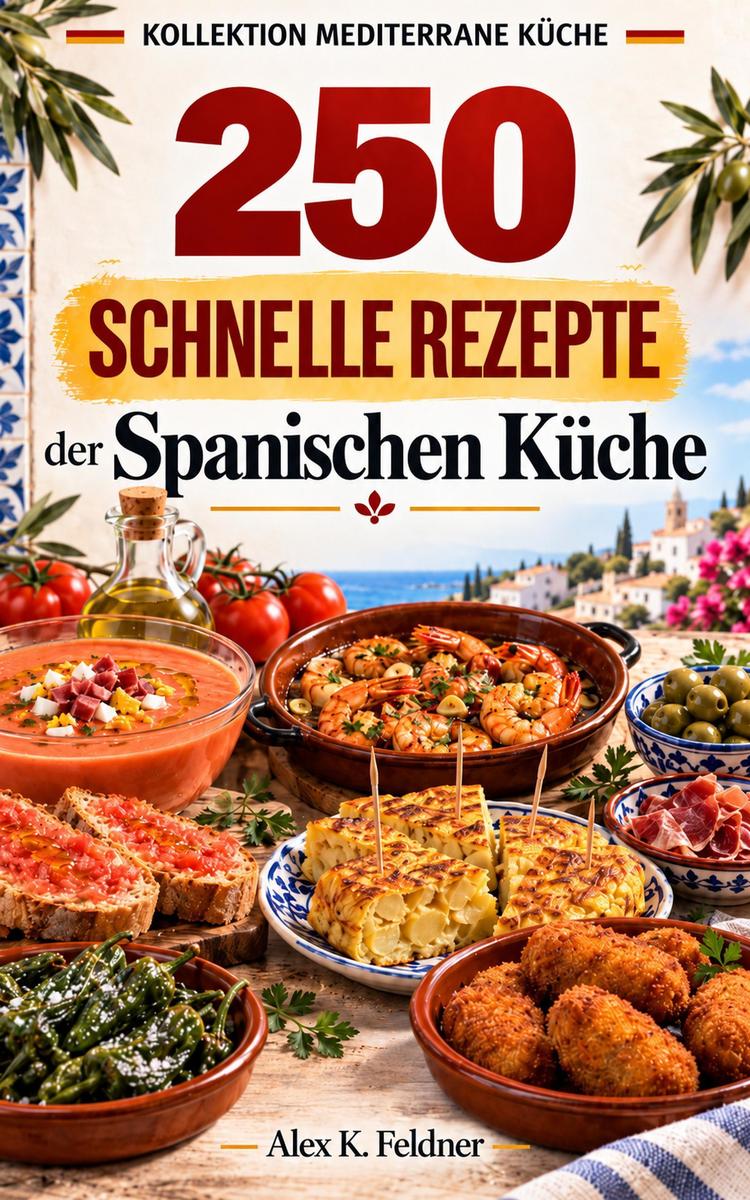Produktbild: 250 schnelle Rezepte der Spanischen Küche | Alex K. Feldner