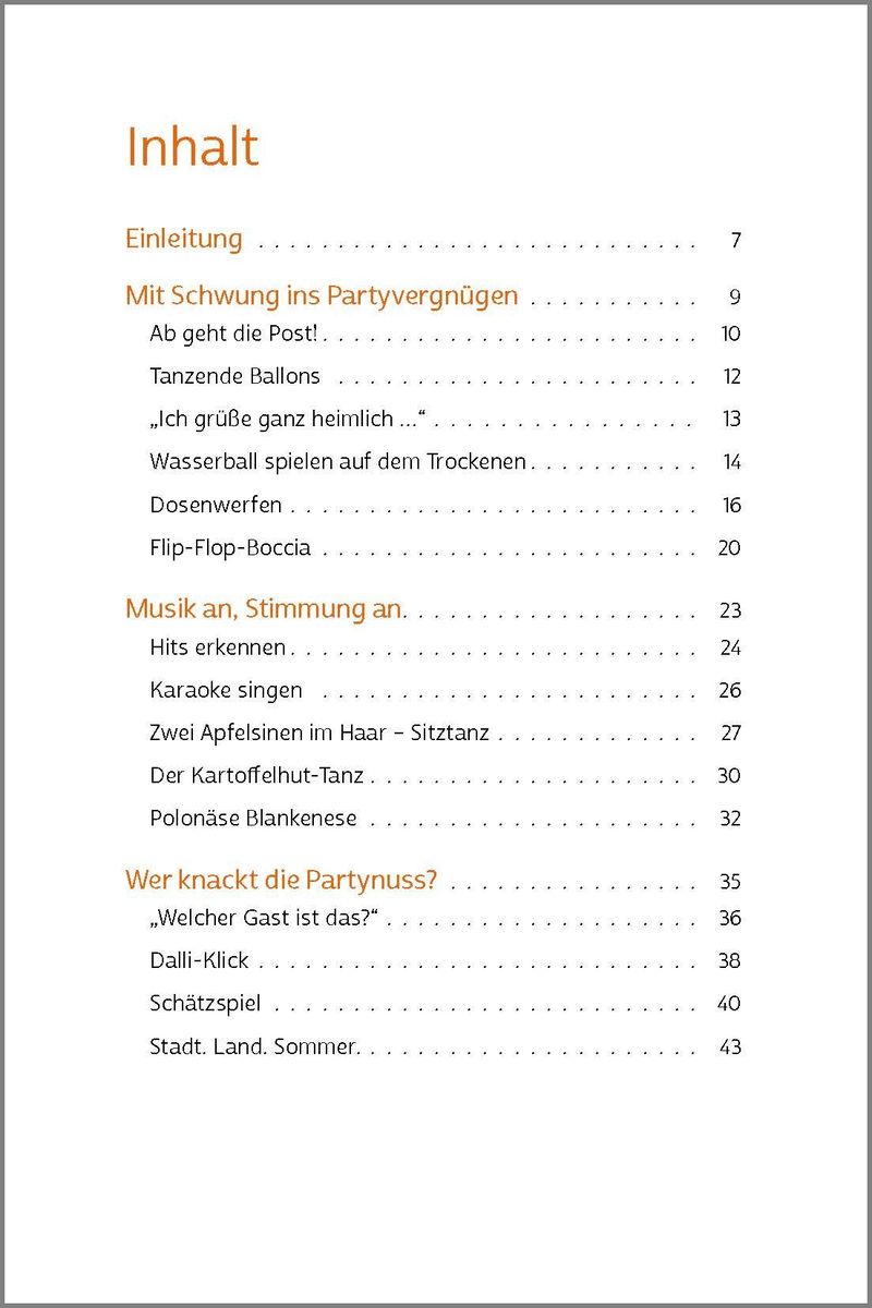 Weitere Ansicht: Partyspiele für Senioren | Silke Hubrig
