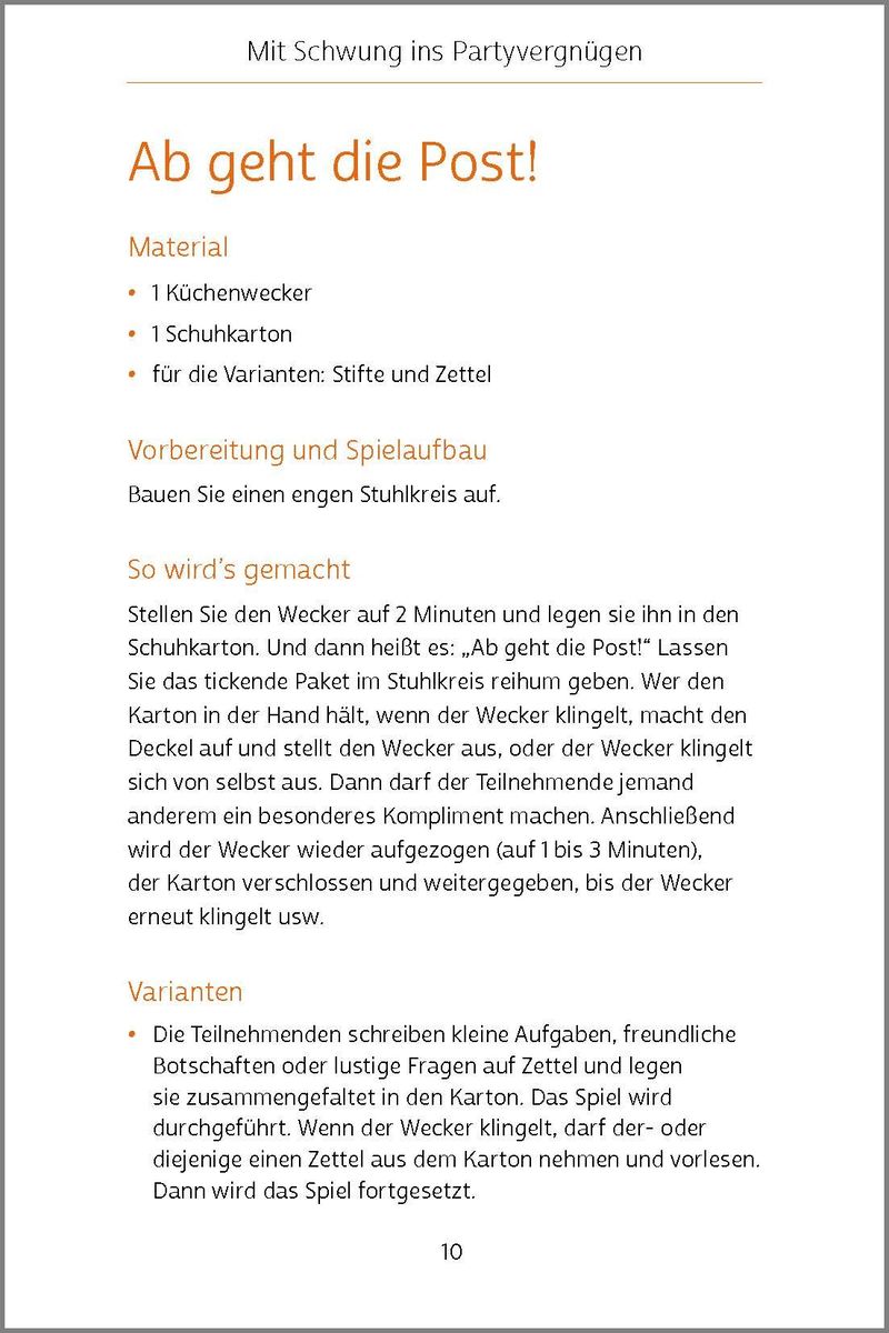 Weitere Ansicht: Partyspiele für Senioren | Silke Hubrig