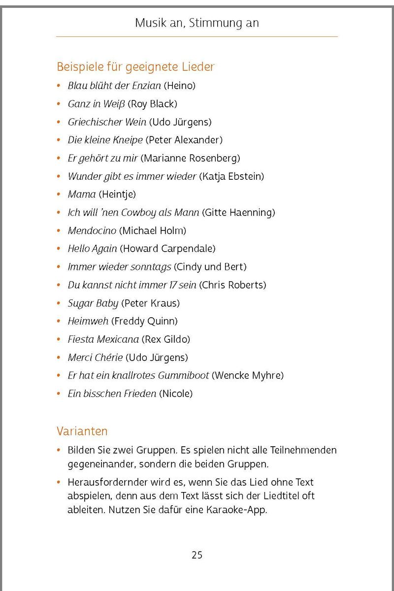 Weitere Ansicht: Partyspiele für Senioren | Silke Hubrig