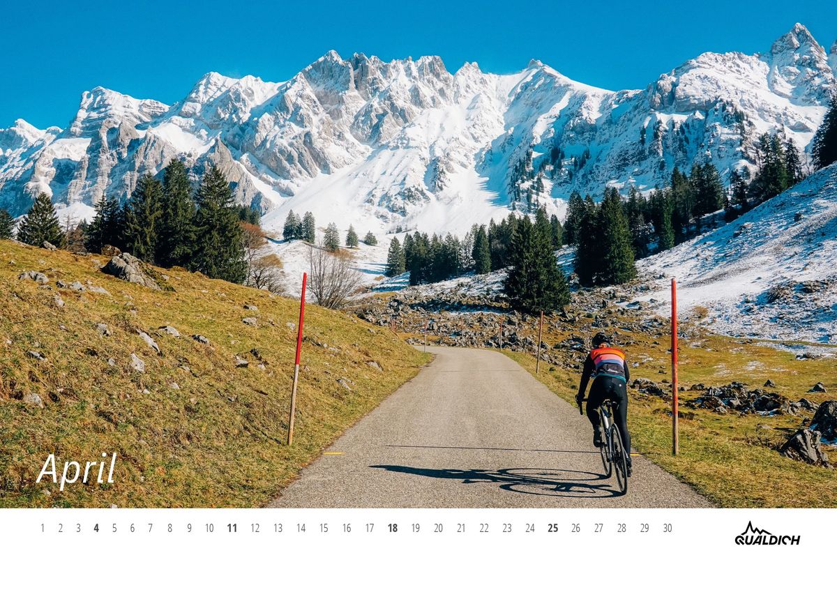 Weitere Ansicht: quäldich.de-Rennrad-Kalender 2027