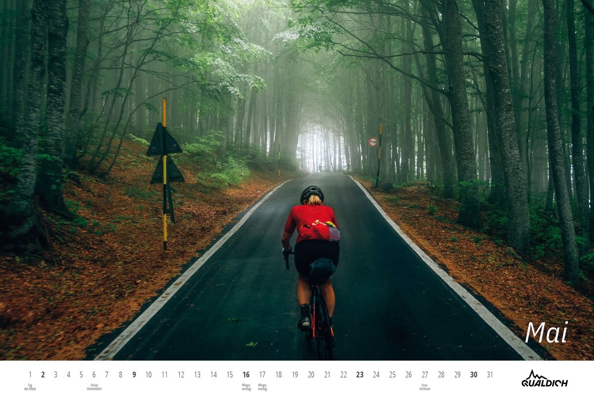 Weitere Ansicht: quäldich.de-Rennrad-Kalender 2027