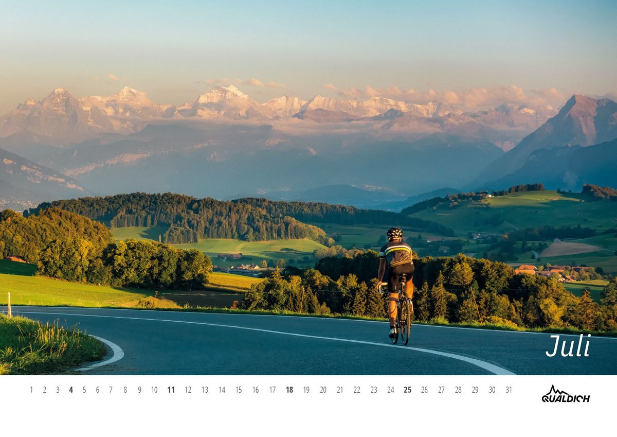 Weitere Ansicht: quäldich.de-Rennrad-Kalender 2027