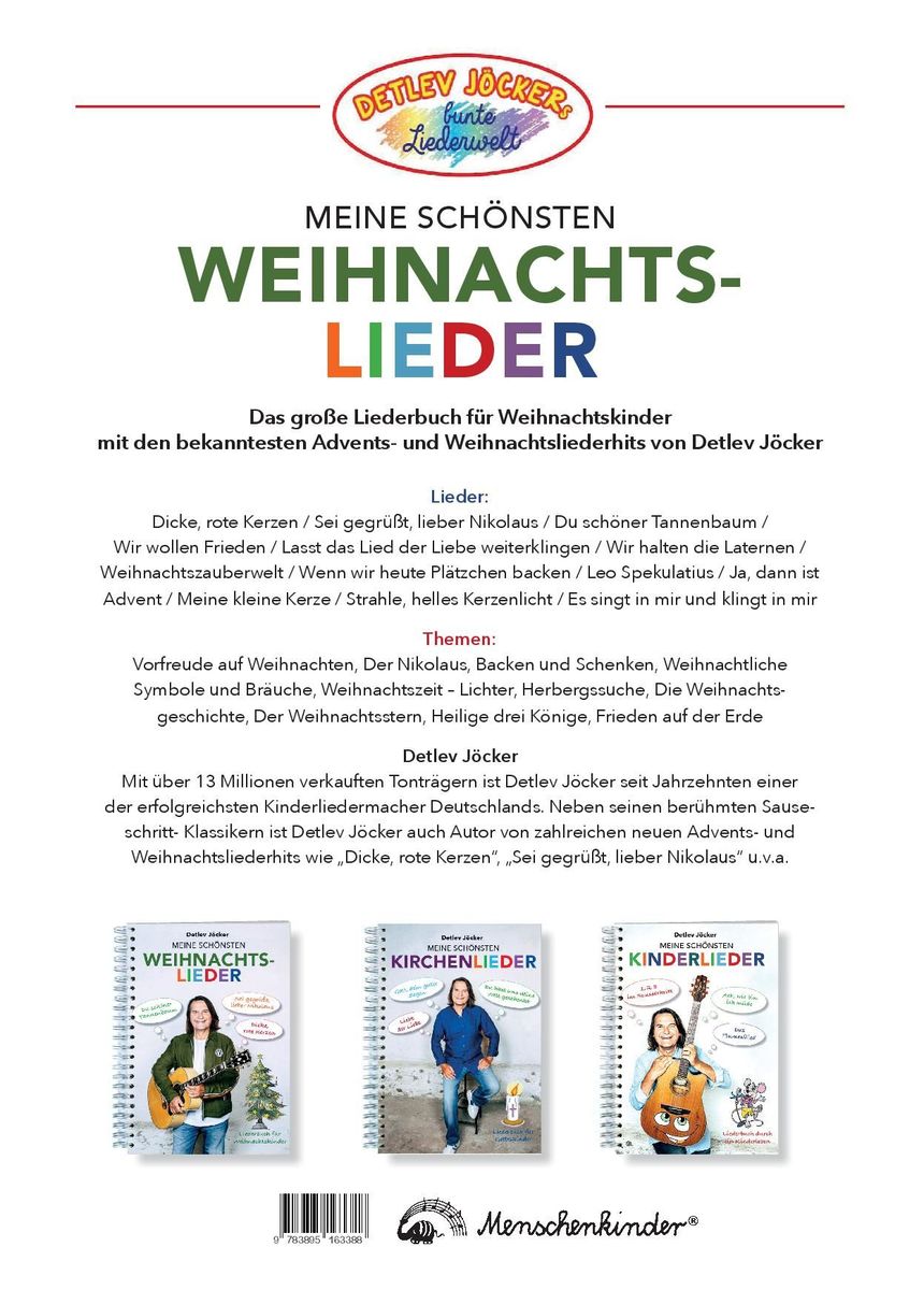 Weitere Ansicht: Detlev Jöcker: Meine schönsten Weihnachtslieder | Detlev Jöcker