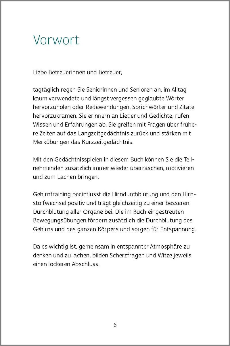 Weitere Ansicht: Gedächtnistraining rund um Essen und Trinken | Ursula Oppolzer