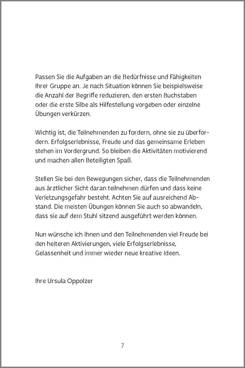 Weitere Ansicht: Gedächtnistraining rund um Essen und Trinken | Ursula Oppolzer