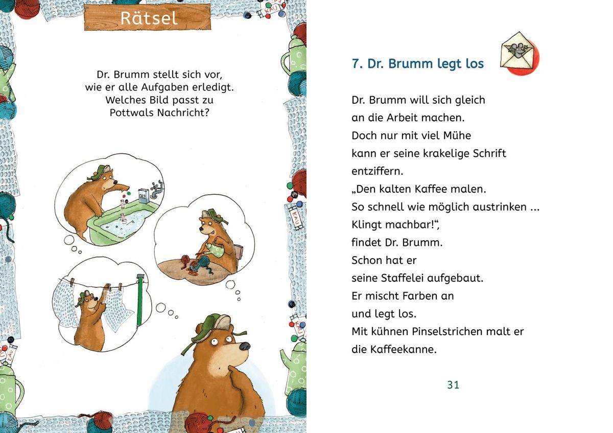 Weitere Ansicht: Kleine Lesehelden: Stille Post für Dr. Brumm | Daniel Napp