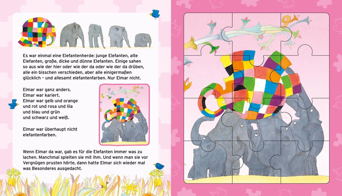 Weitere Ansicht: Elmar: Mein ELMAR Puzzle-Buch | David McKee
