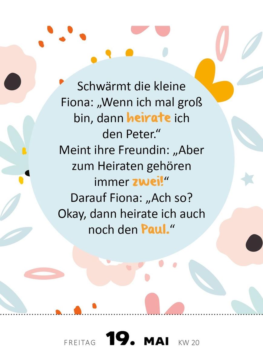 Weitere Ansicht: Abreißkalender 365 lustige Kinderwitze 2028