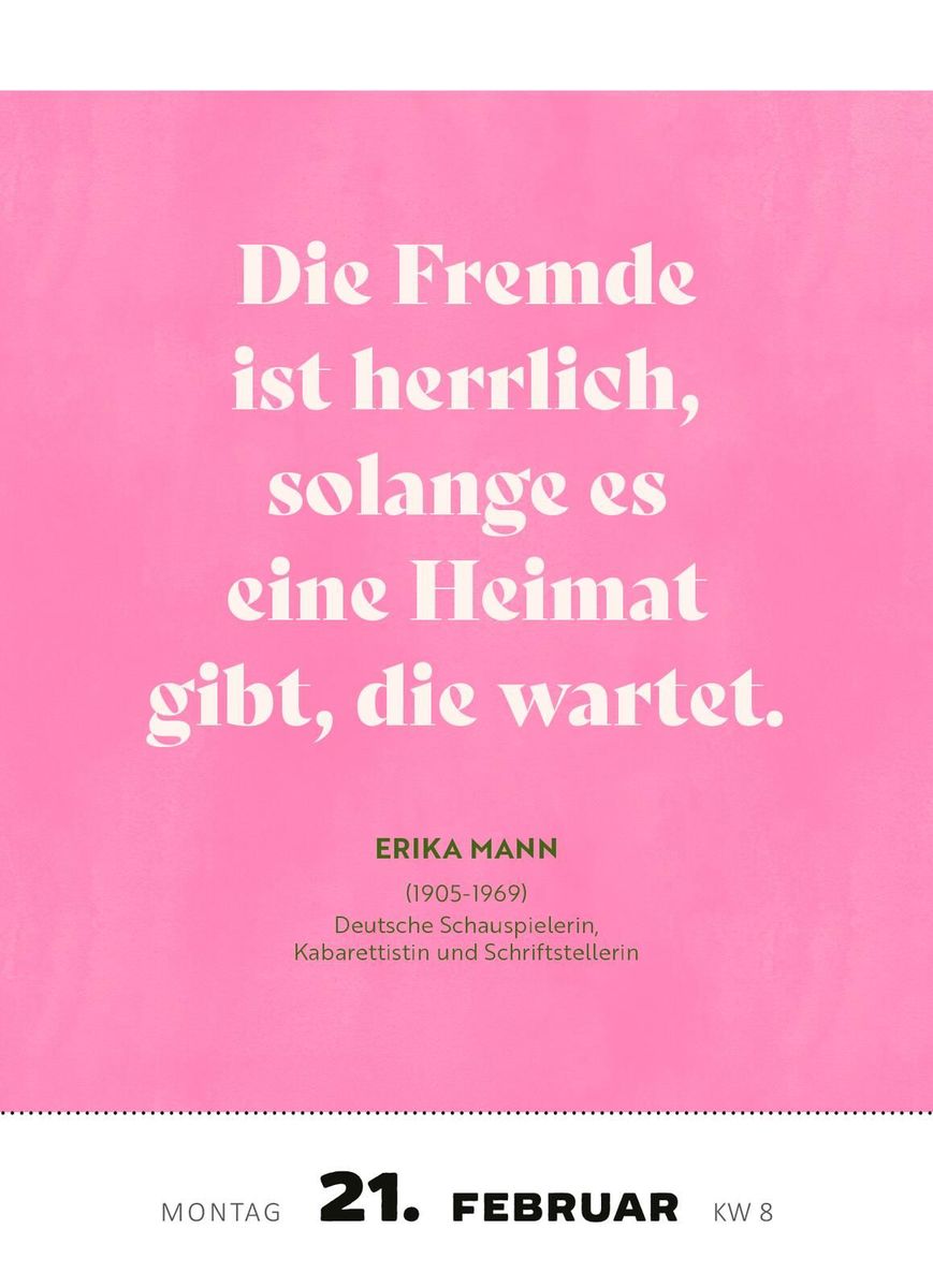 Weitere Ansicht: Abreißkalender Kluge Frauen, die unsere Welt inspirieren 2028
