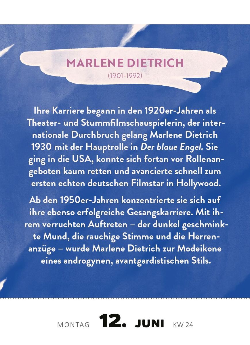 Weitere Ansicht: Abreißkalender Kluge Frauen, die unsere Welt inspirieren 2028