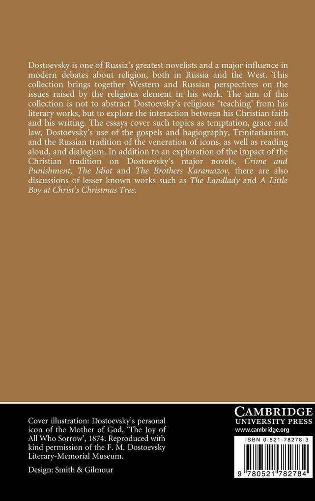 Weitere Ansicht: Dostoevsky and the Christian Tradition