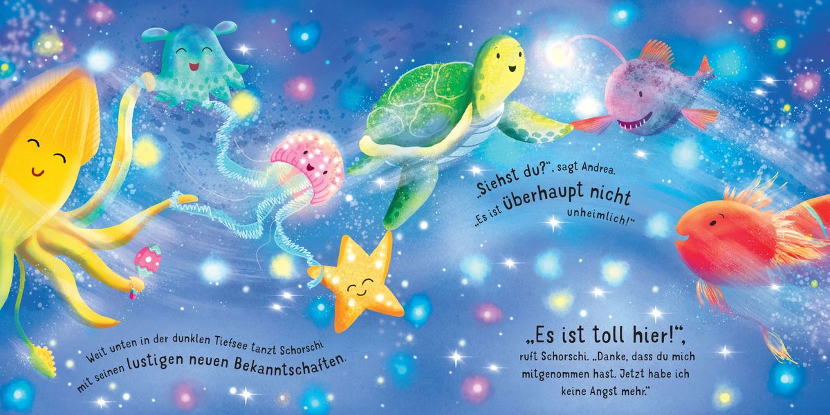 Weitere Ansicht: Mein leuchtendes Bilderbuch: Ein funkelndes Tiefseeabenteuer | Anna Milbourne