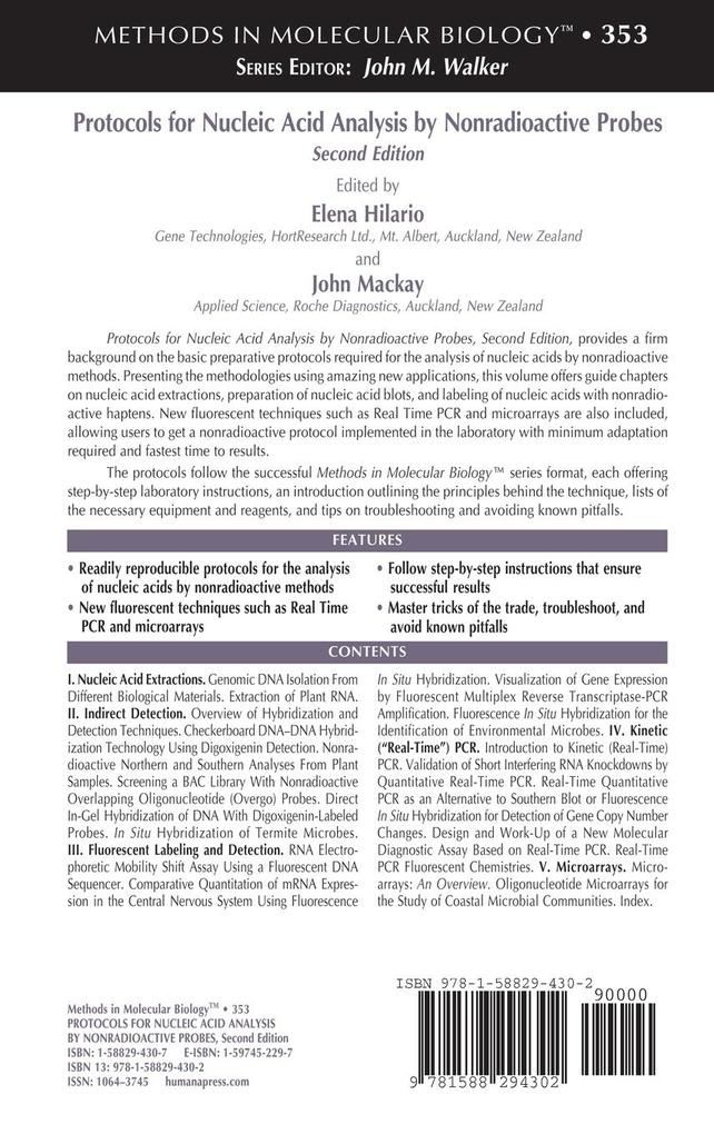 Weitere Ansicht: Protocols for Nucleic Acid Analysis by Nonradioactive Probes