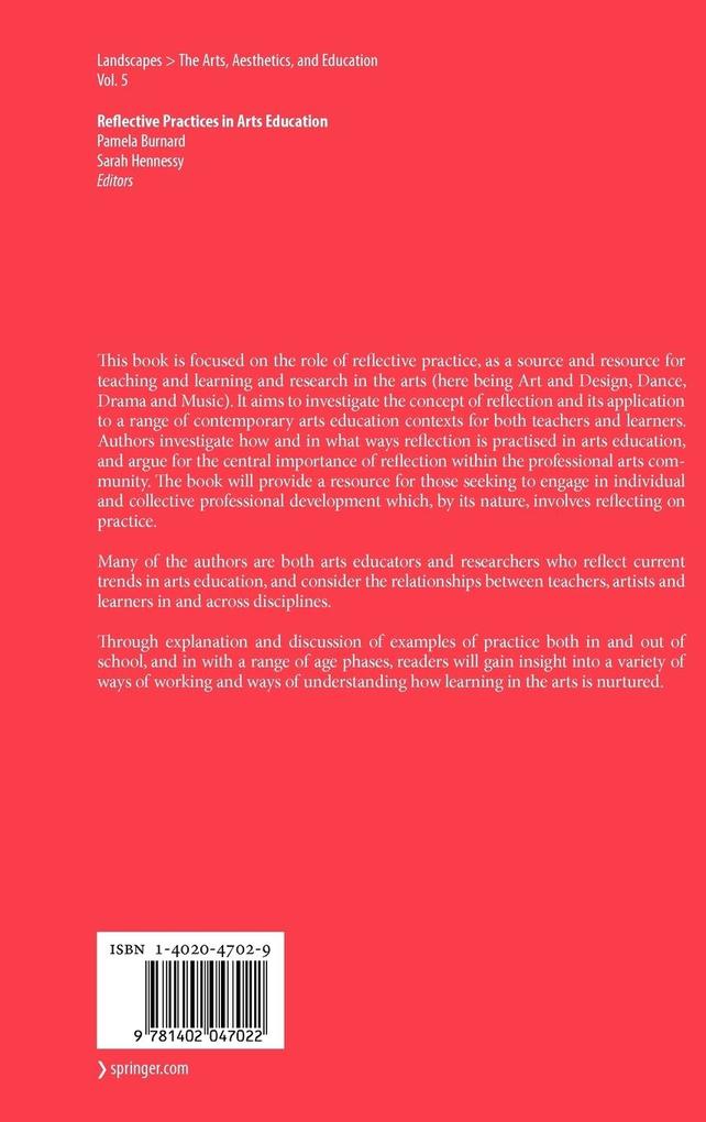 Weitere Ansicht: Reflective Practices in Arts Education